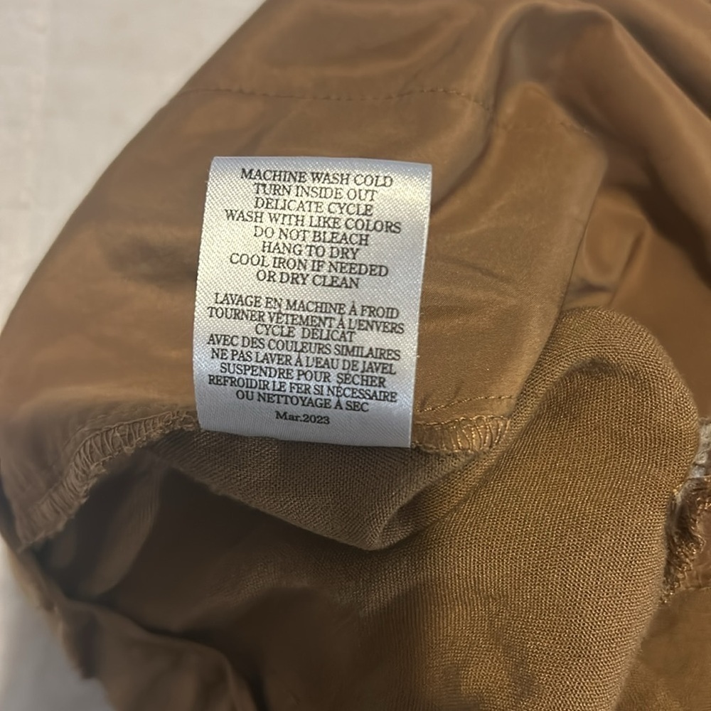 Z Supply Lucy Airy Brown Flowy Shorts Large - Picture 7 of 8